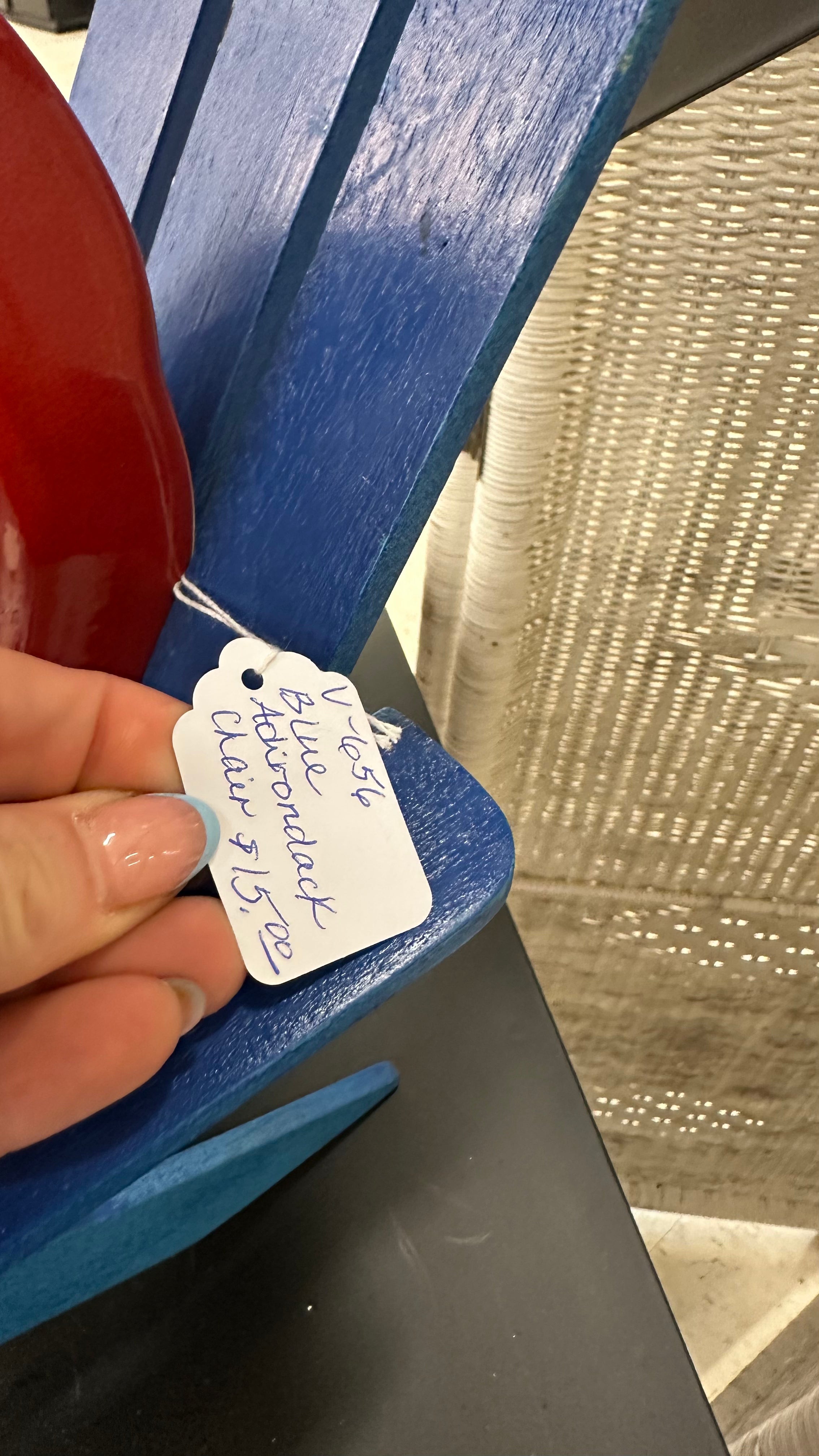 Blue Mini Adirondack Chair