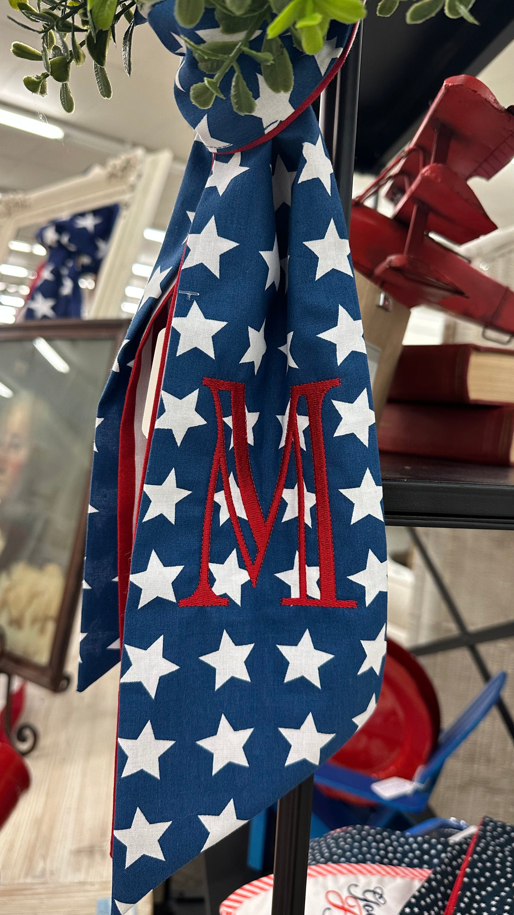 Wreath Sash with Optional Custom Embroidery