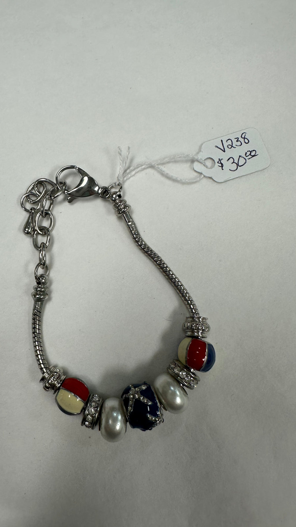 Bella Perlina Patriotic Bracelet