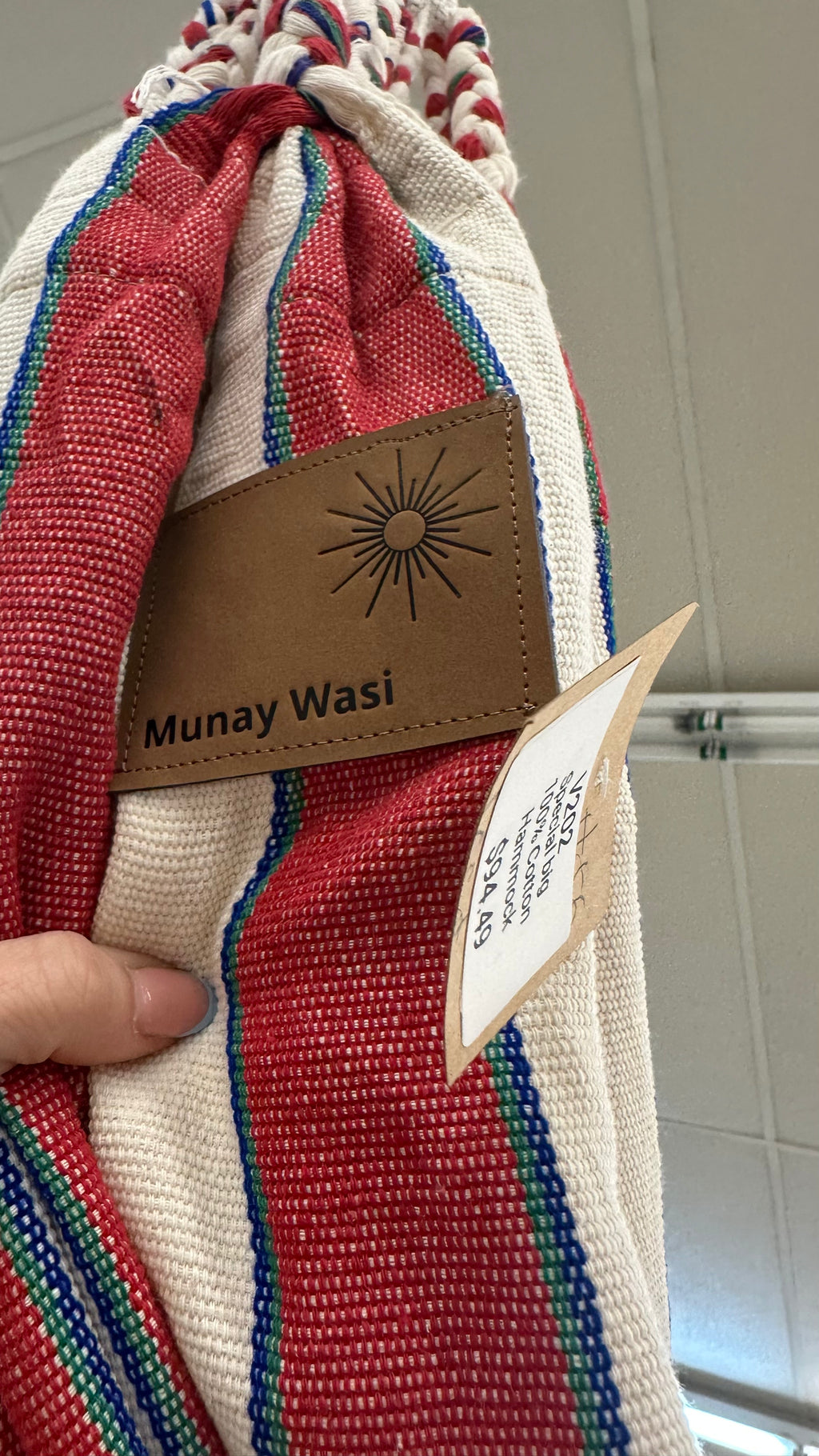 Munay Wasi - Oversized 100% Cotton Hammock