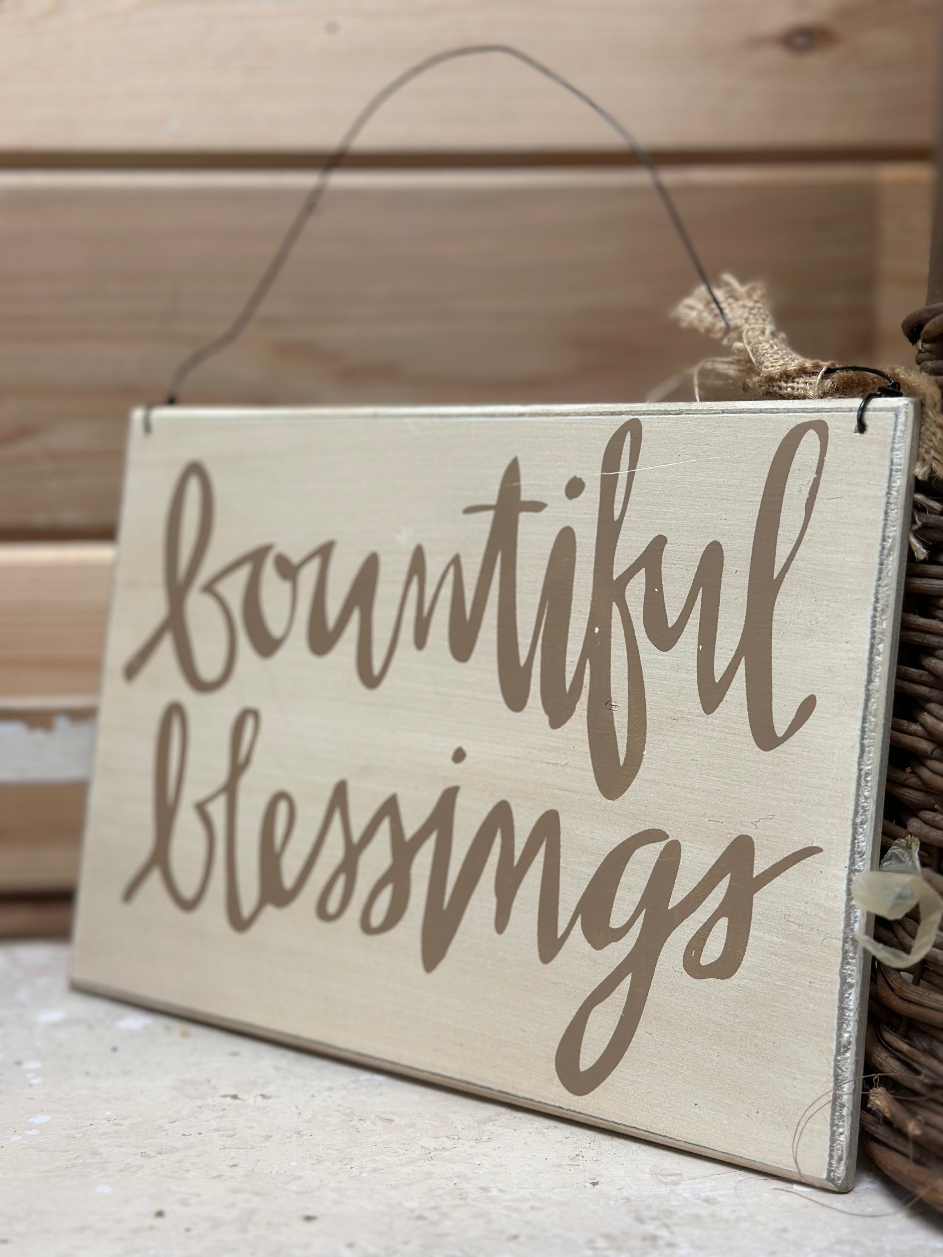 Bountiful Blessings Wall Hanging
